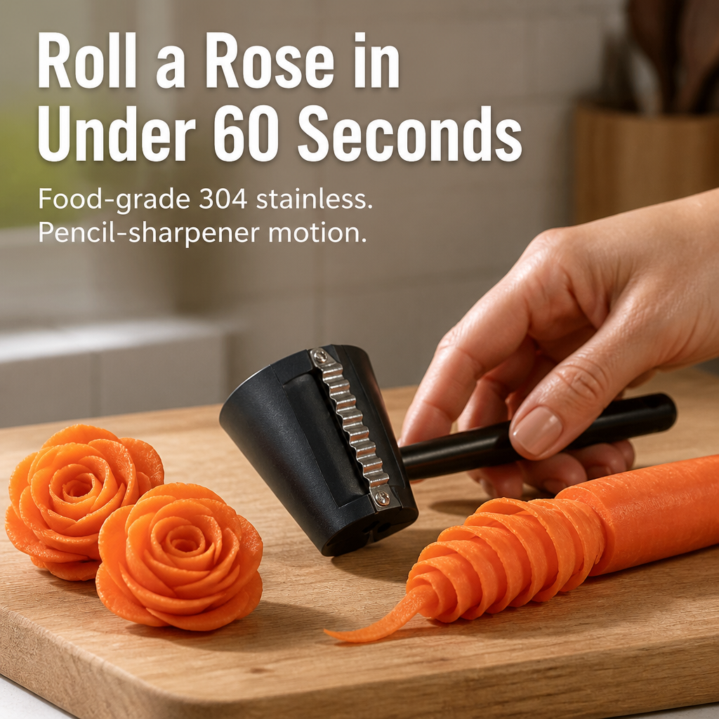 Arvilaro BloomCurl Vegetable Spiral Garnish Peeler
