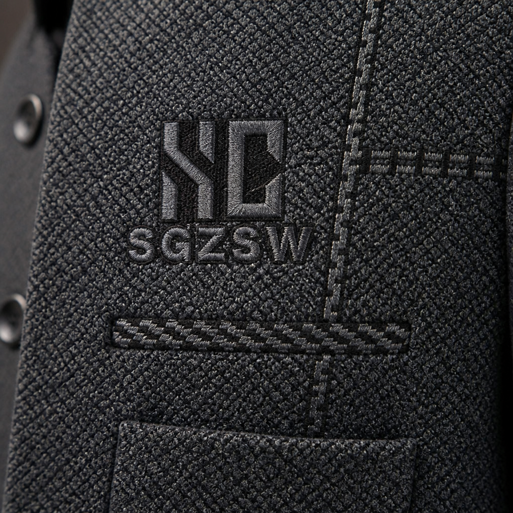 ArcticForge™ – Textured Stand-Collar Fleece-Lined Winter Coat