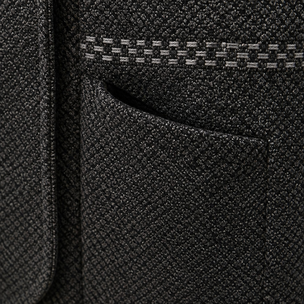 ArcticForge™ – Textured Stand-Collar Fleece-Lined Winter Coat
