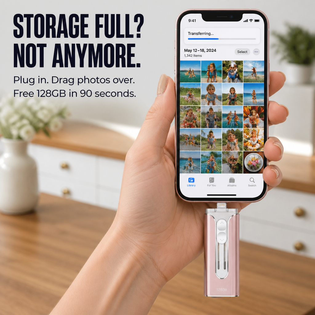 FlashMate™ — Stop Deleting Photos Just to Make Room for New Ones