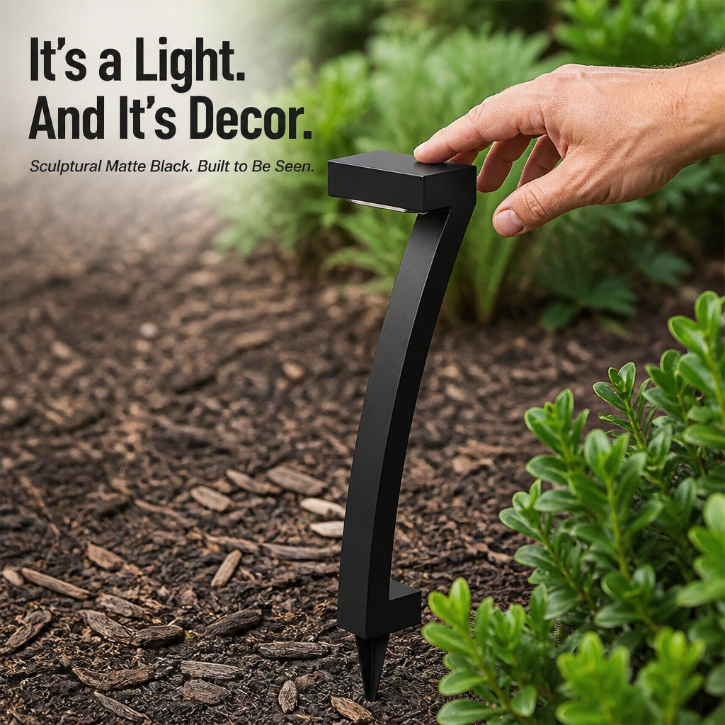 LuminaGlow™ — Light Your Path With Sculptural Solar Glow Until Dawn