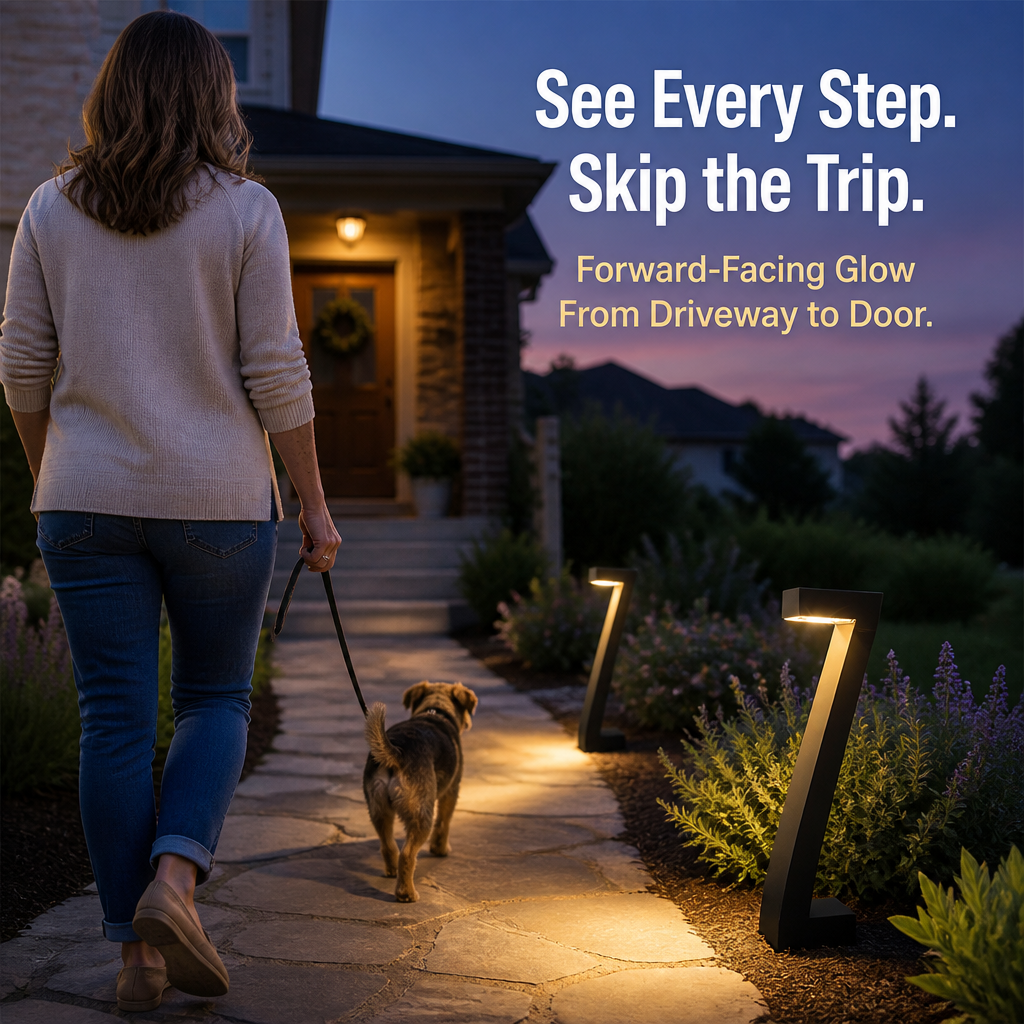 LuminaGlow™ — Light Your Path With Sculptural Solar Glow Until Dawn