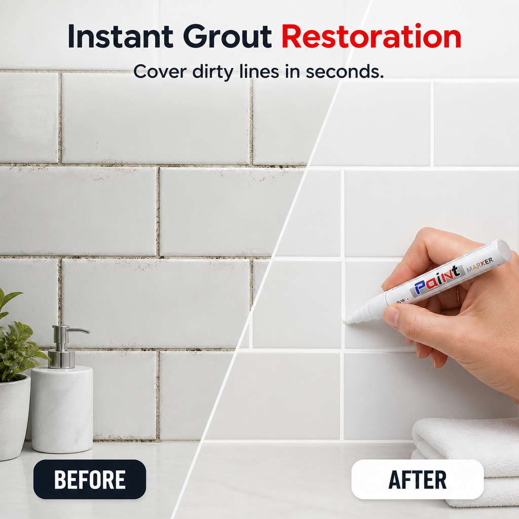 EverCraft™ — Cover Stained Grout in Seconds and Keep It Waterproof