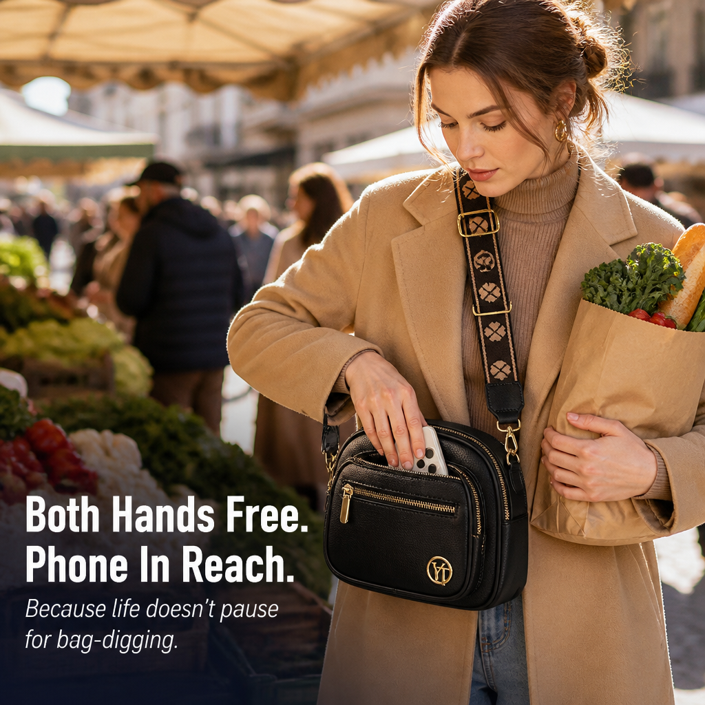 Lumevia™ — Find Every Essential In 5 Smart Pockets Without Digging