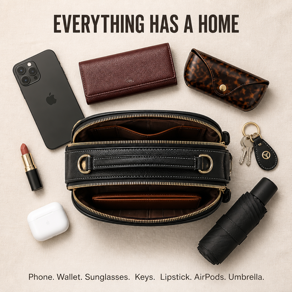 Lumevia™ — Find Every Essential In 5 Smart Pockets Without Digging