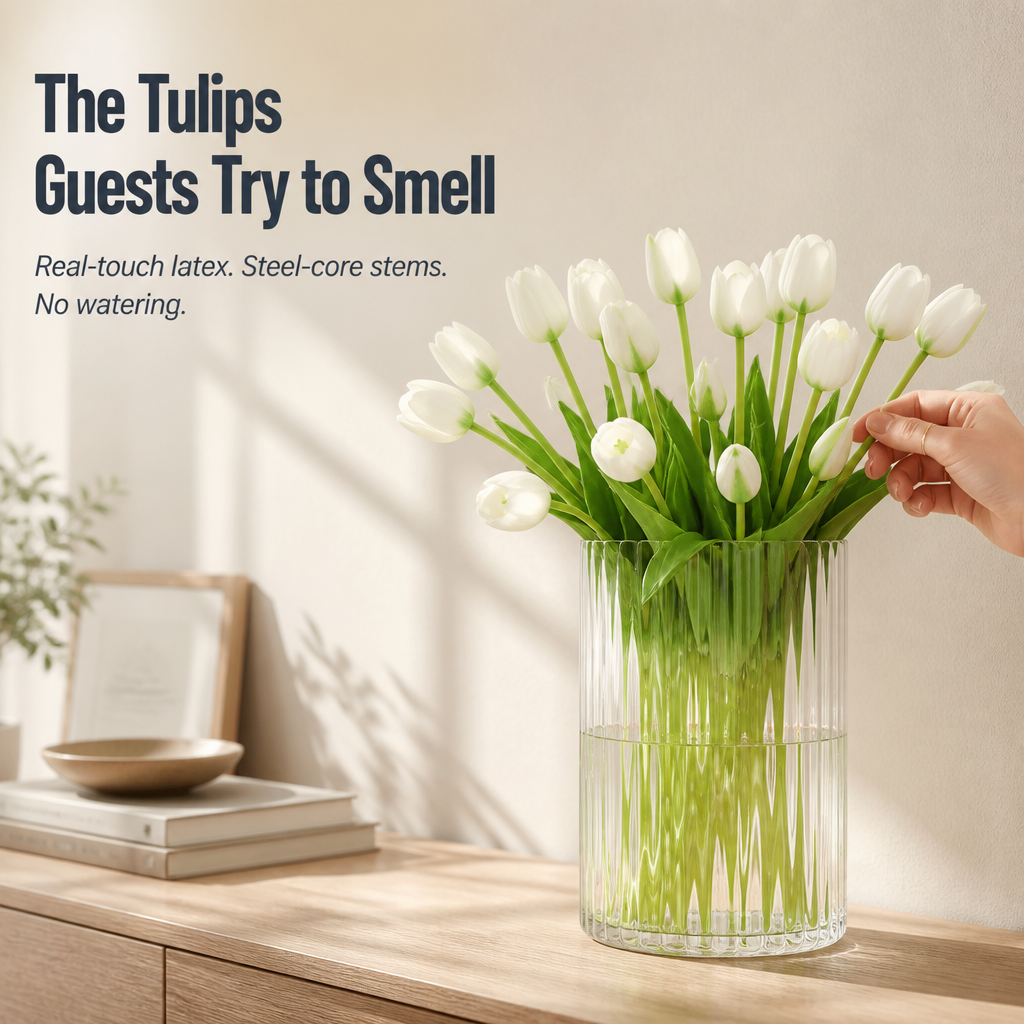 Everbloom™ — Pass the Touch Test With Real-Touch Tulips That Never Wilt