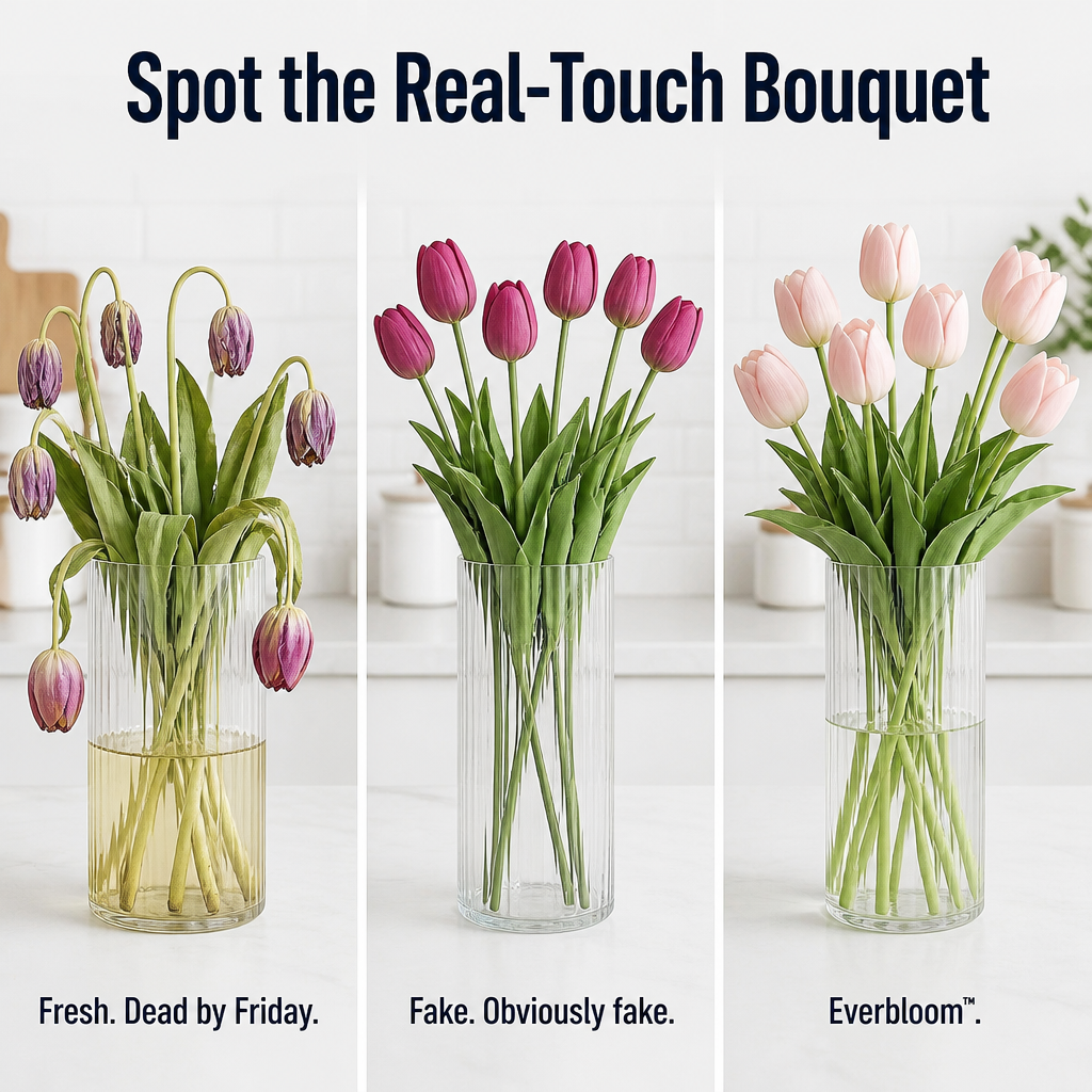 Everbloom™ — Pass the Touch Test With Real-Touch Tulips That Never Wilt