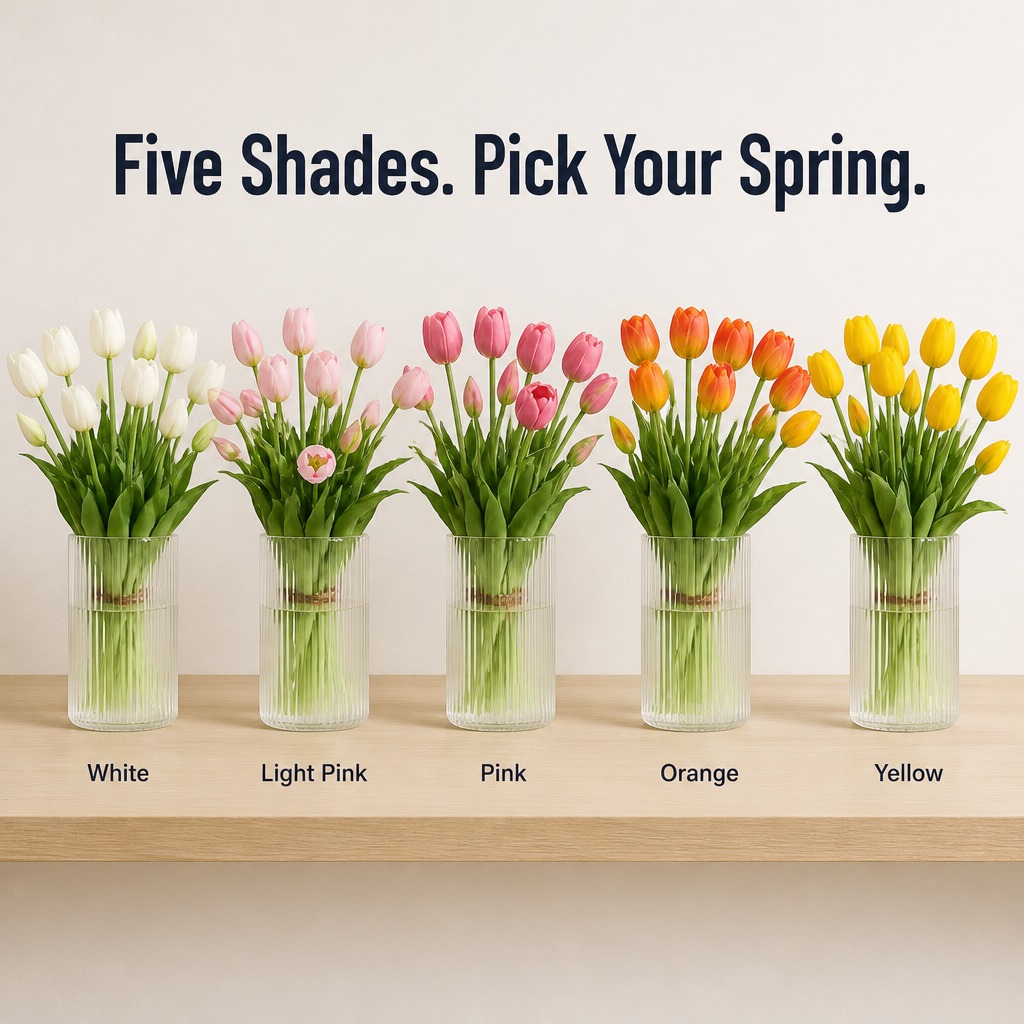 Everbloom™ — Pass the Touch Test With Real-Touch Tulips That Never Wilt