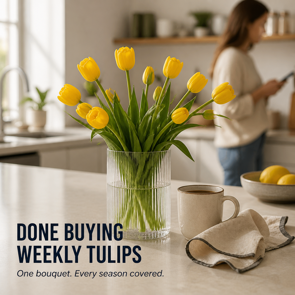 Everbloom™ — Pass the Touch Test With Real-Touch Tulips That Never Wilt