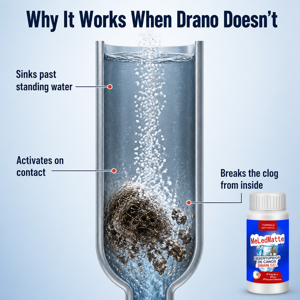 FlowForce™ — Crush Hair Clogs Overnight Without Plunging or Calling a Plumber