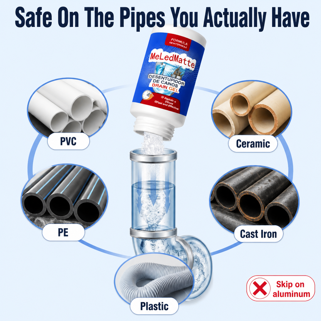 FlowForce™ — Crush Hair Clogs Overnight Without Plunging or Calling a Plumber