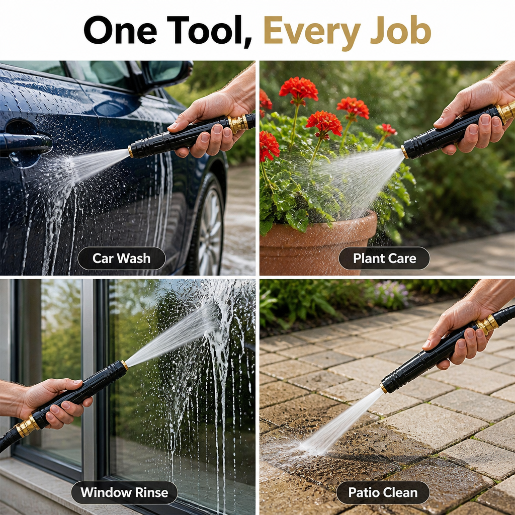 Hydrolance™ — Power-Wash Patios, Cars & Bikes Without the Pressure Washer Bill