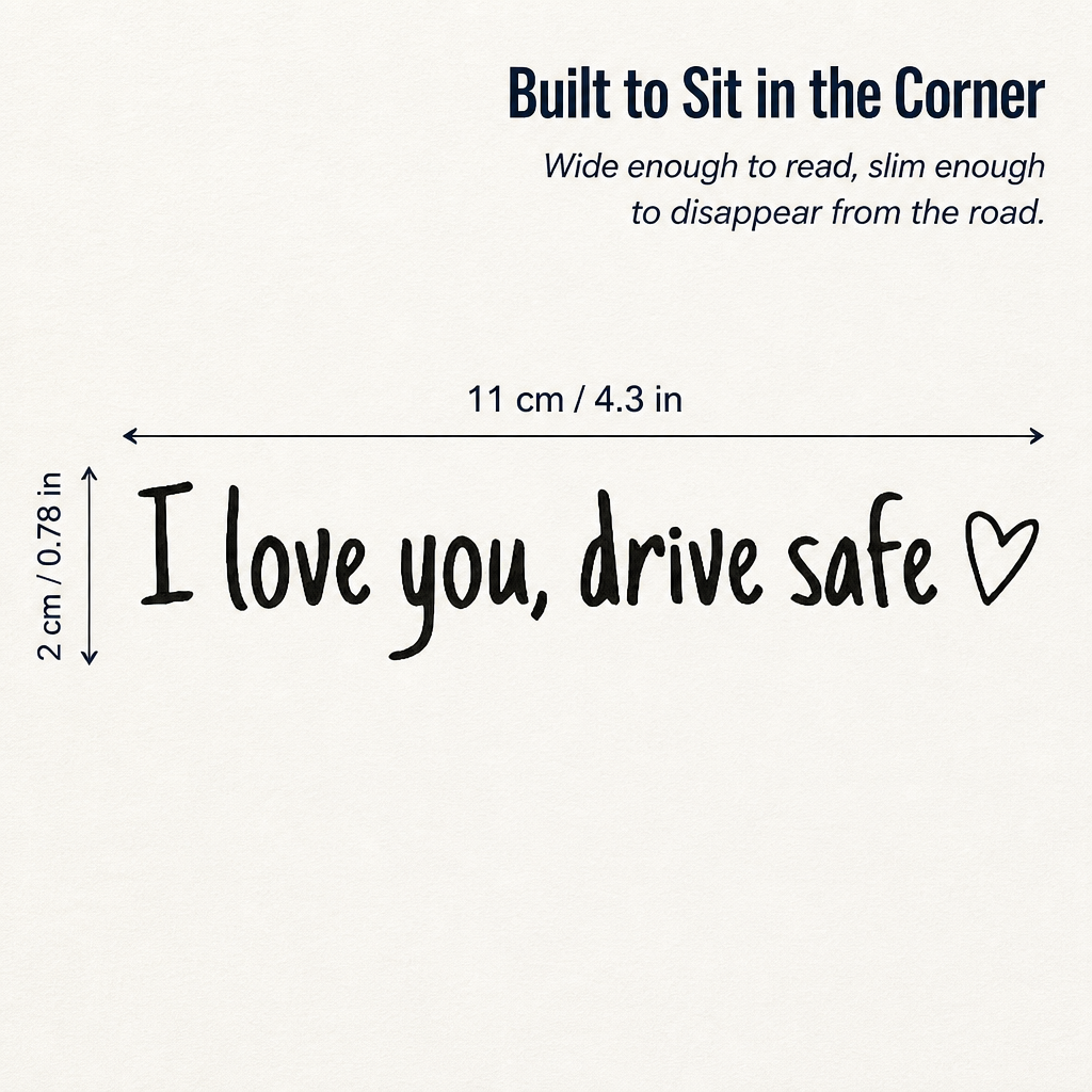 HeartBond™ — Turn Their Rearview Mirror Into a Daily Love Note