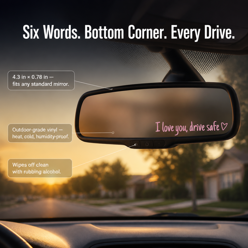 HeartBond™ — Turn Their Rearview Mirror Into a Daily Love Note