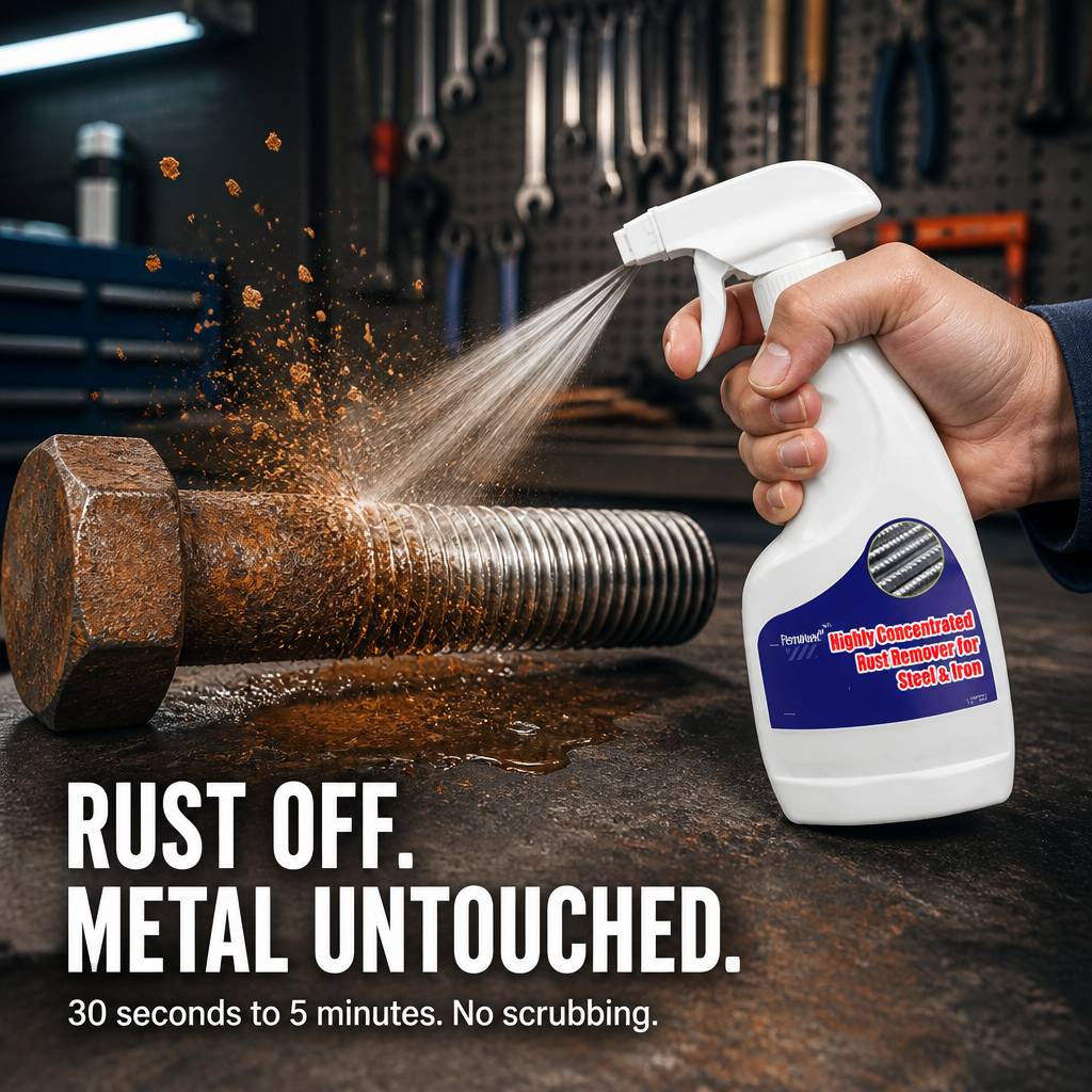 FerroVance™ — Dissolve Heavy Rust in Minutes Without Touching the Metal Underneath