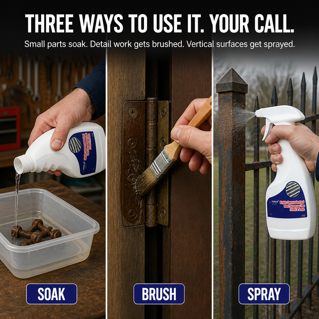 FerroVance™ — Dissolve Heavy Rust in Minutes Without Touching the Metal Underneath