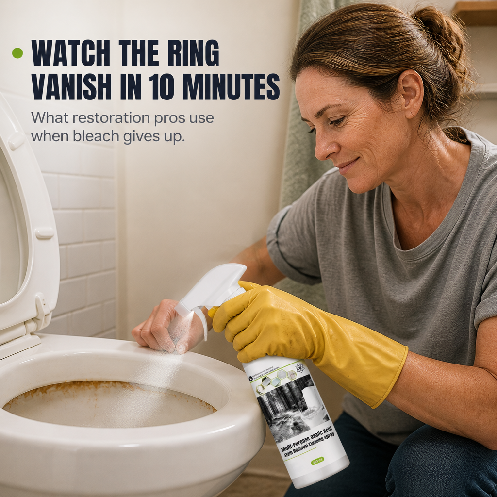 PurifyMist — Dissolve Orange Rust Rings And Limescale Bleach Couldn't Touch