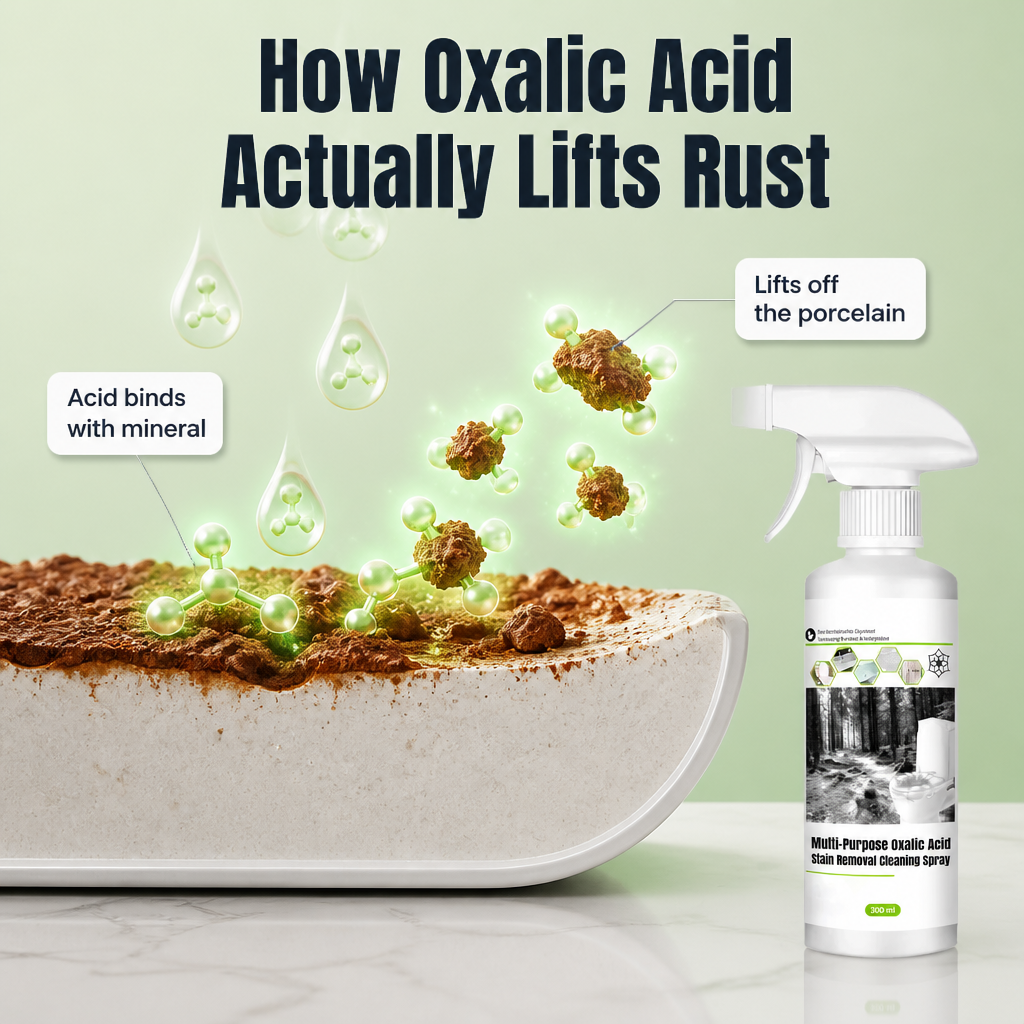 PurifyMist — Dissolve Orange Rust Rings And Limescale Bleach Couldn't Touch