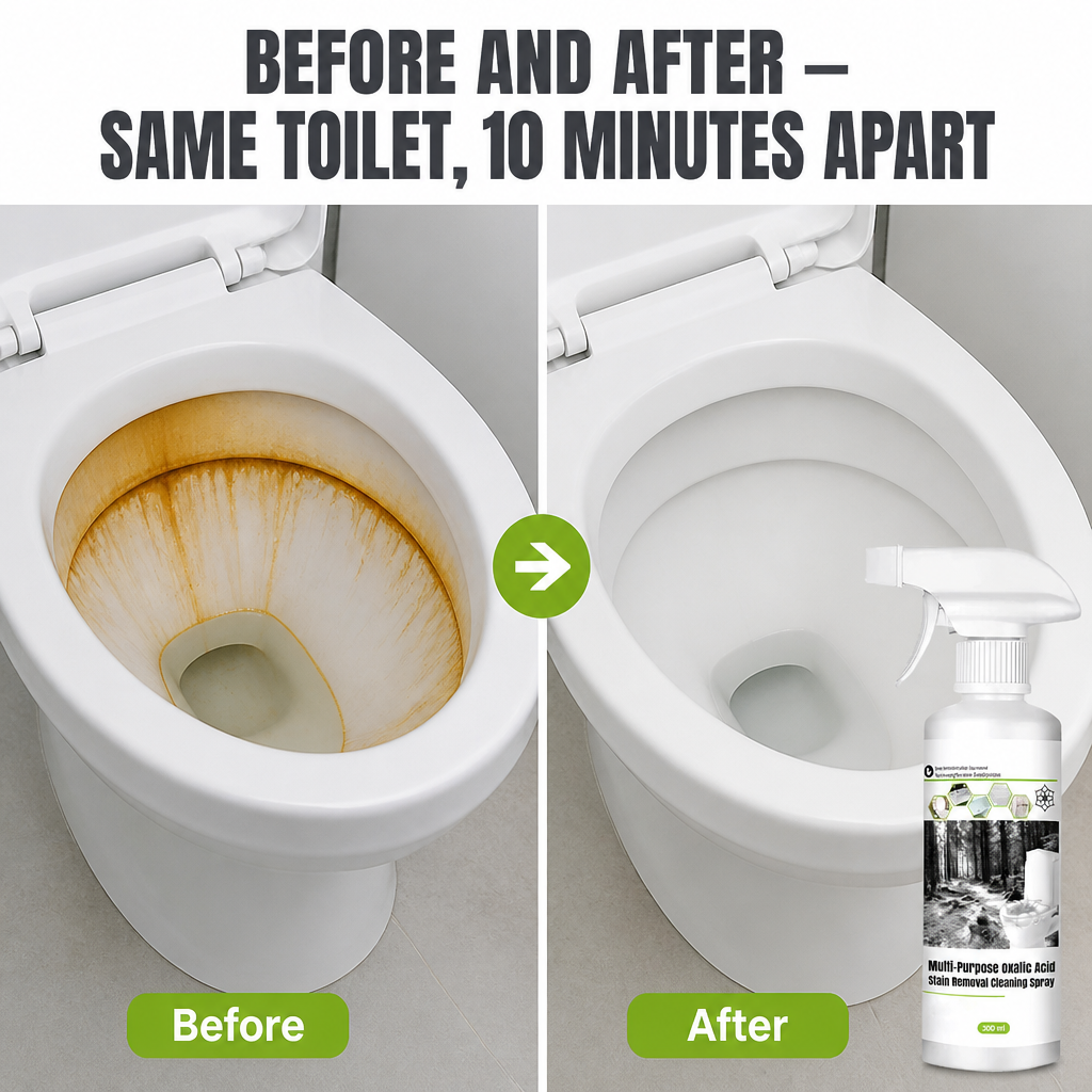 PurifyMist — Dissolve Orange Rust Rings And Limescale Bleach Couldn't Touch