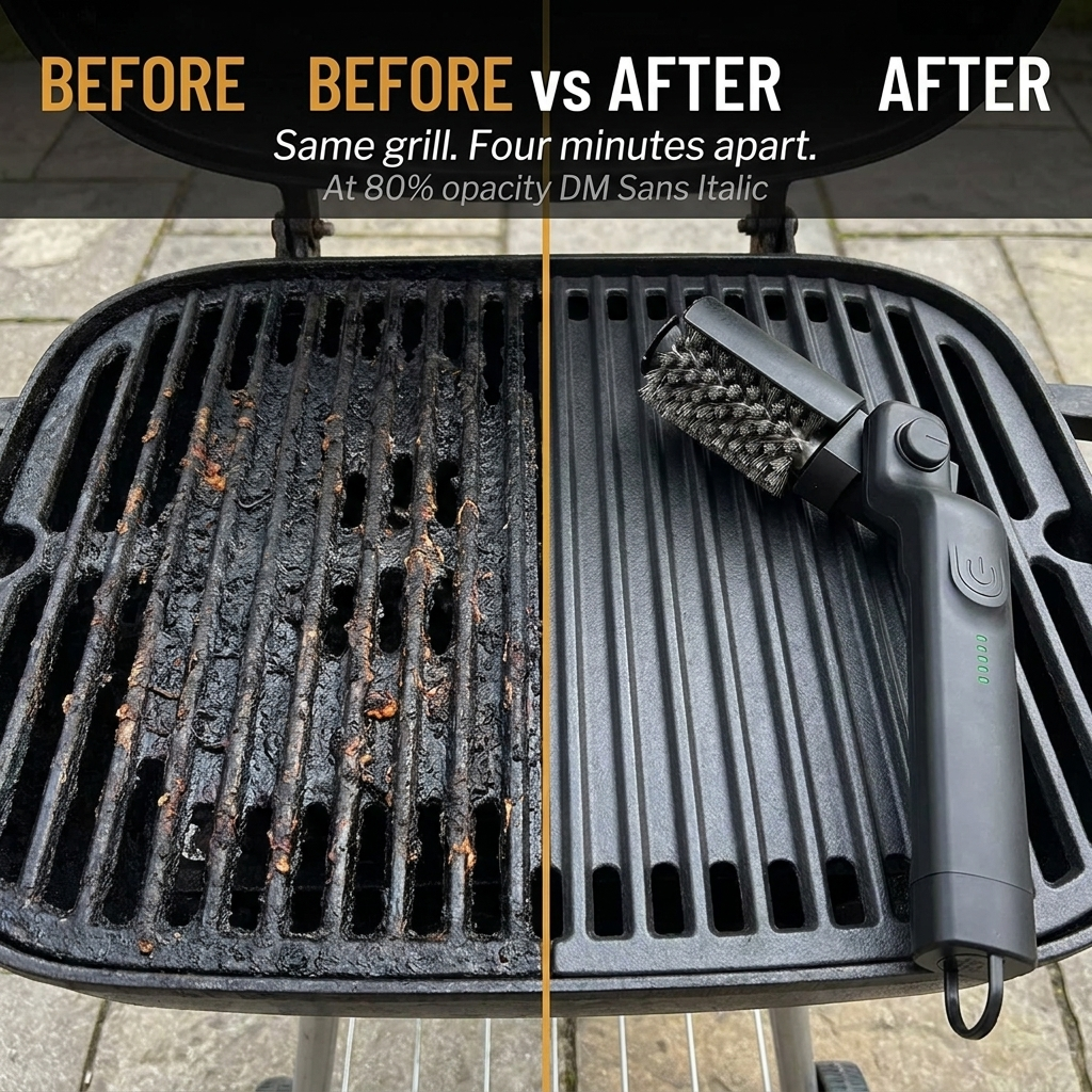 GrillSpark™ — Strip Caked-On Grill Grease in Minutes Without a Wire Brush