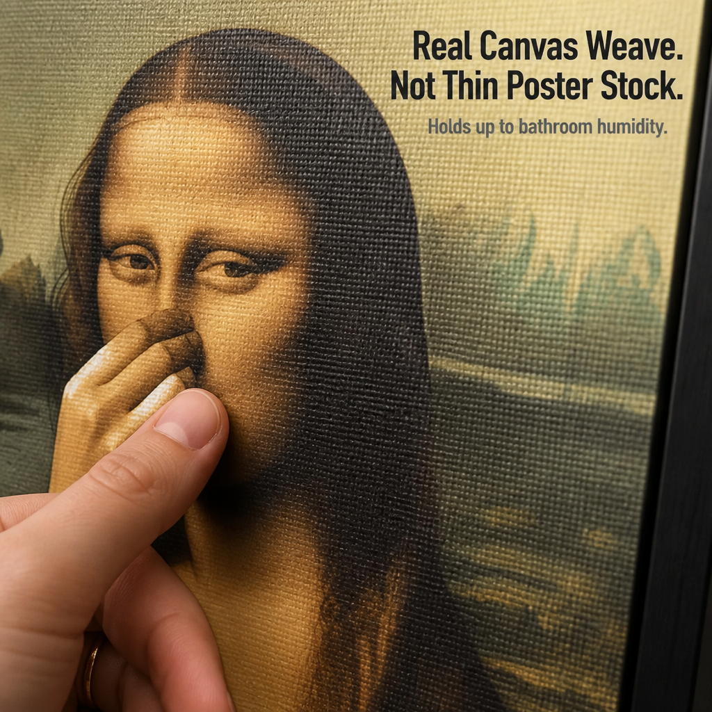 LaughVibe™ — Hang The Bathroom Joke Your Guests Won't Stop Talking About