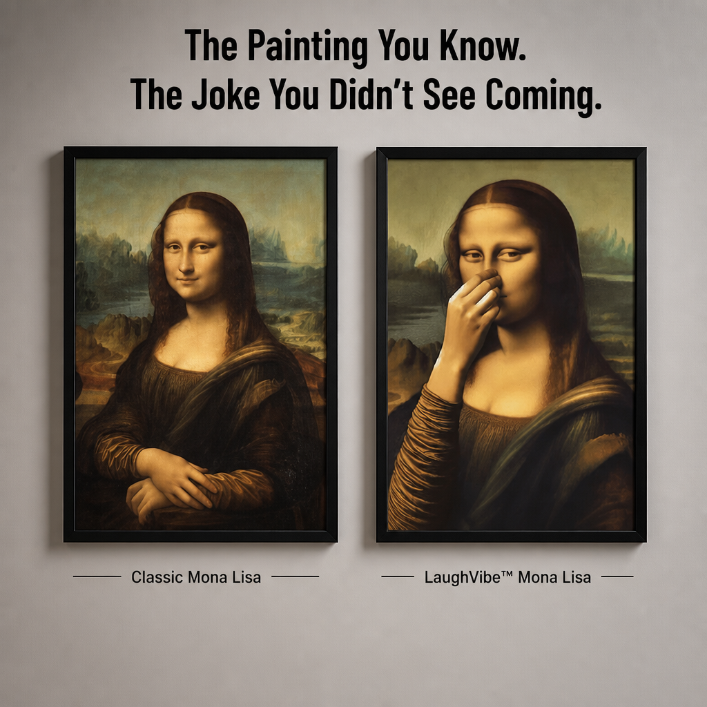 LaughVibe™ — Hang The Bathroom Joke Your Guests Won't Stop Talking About