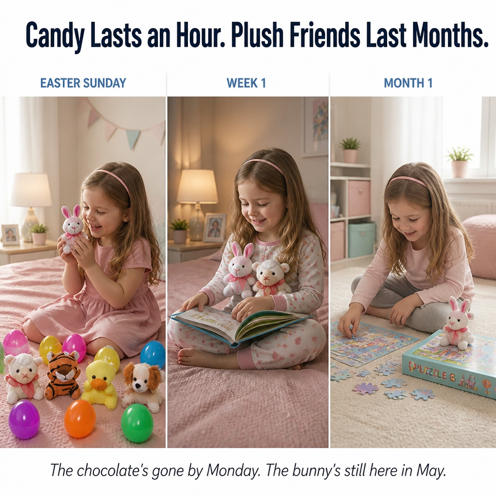 CuddleNest™ — Swap Candy for Plush Friends Kids Still Cuddle by Bedtime