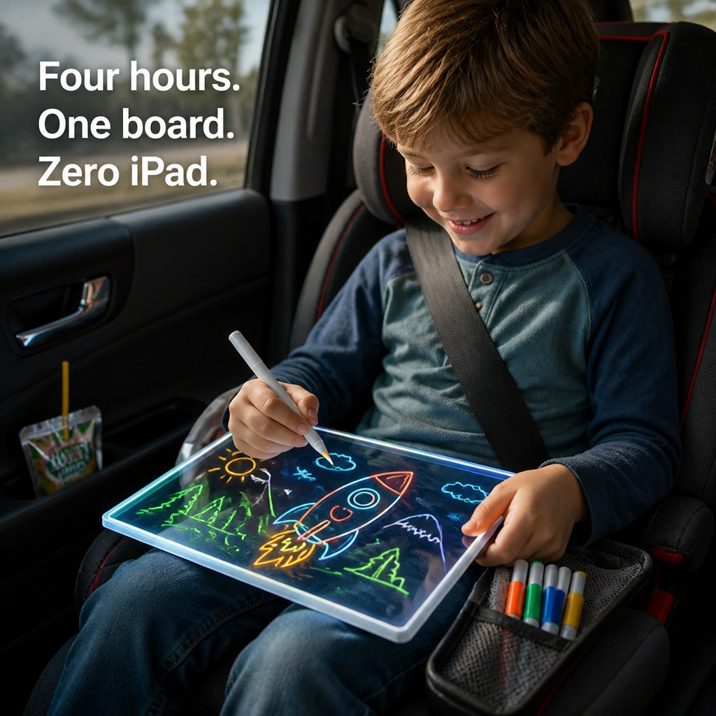 LumaCraft™ — Trade Screen Time For Glowing Doodles That Wipe Clean In Seconds