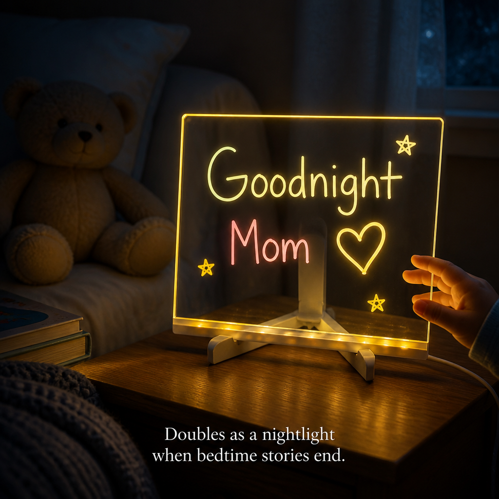 LumaCraft™ — Trade Screen Time For Glowing Doodles That Wipe Clean In Seconds