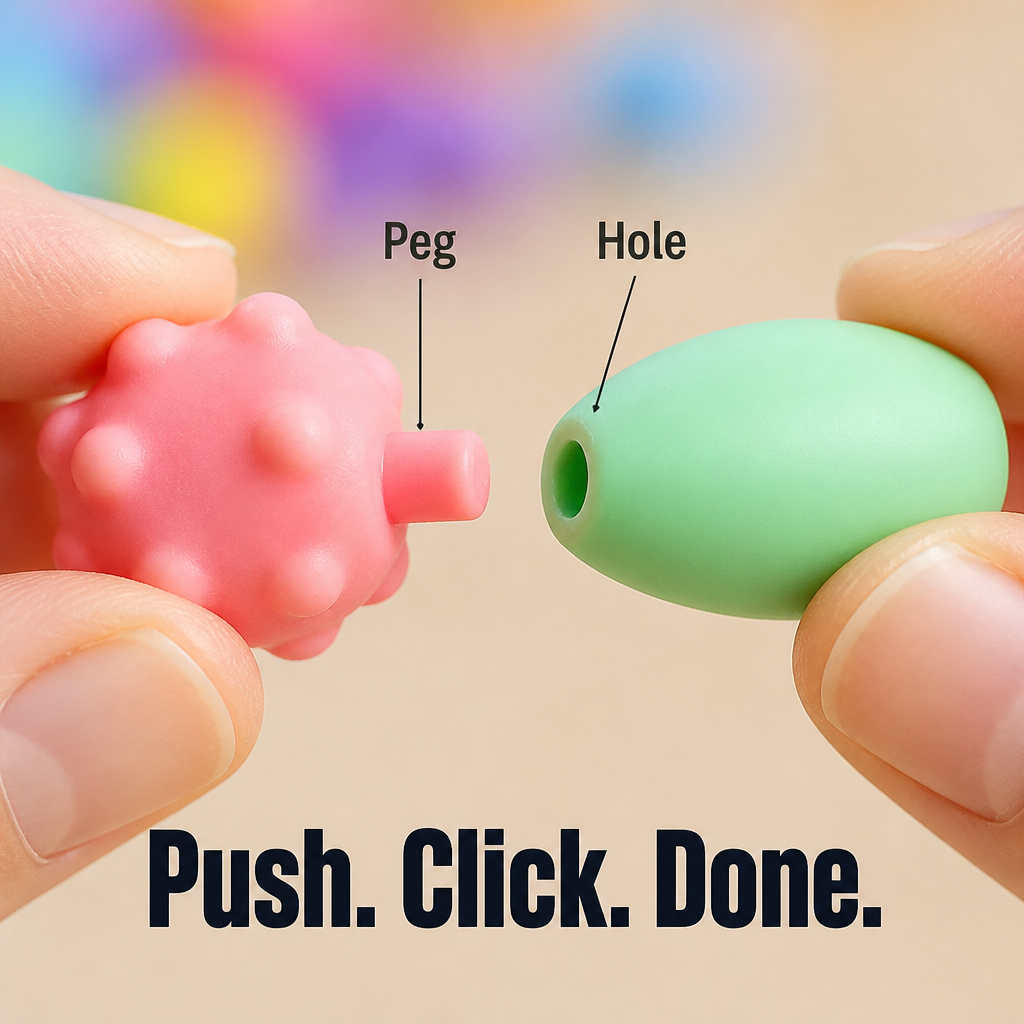 LumaBeads™ — Build Bracelets, Rings, and Necklaces Without a Knot or String
