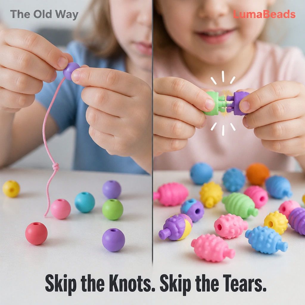 LumaBeads™ — Build Bracelets, Rings, and Necklaces Without a Knot or String