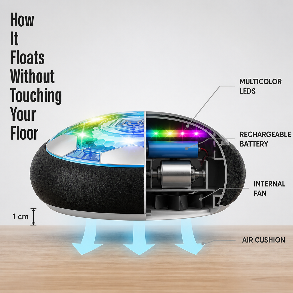 GlideKick™ — Score Indoor Goals Without Scratching Floors or Breaking Lamps