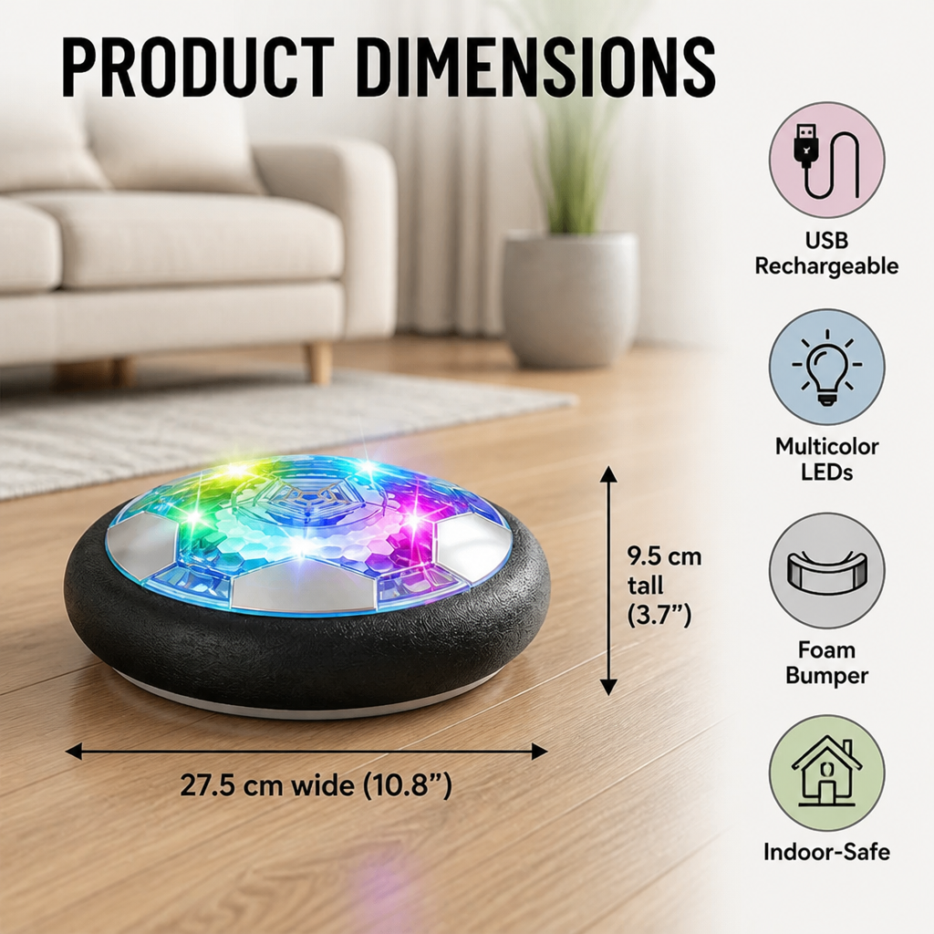 GlideKick™ — Score Indoor Goals Without Scratching Floors or Breaking Lamps