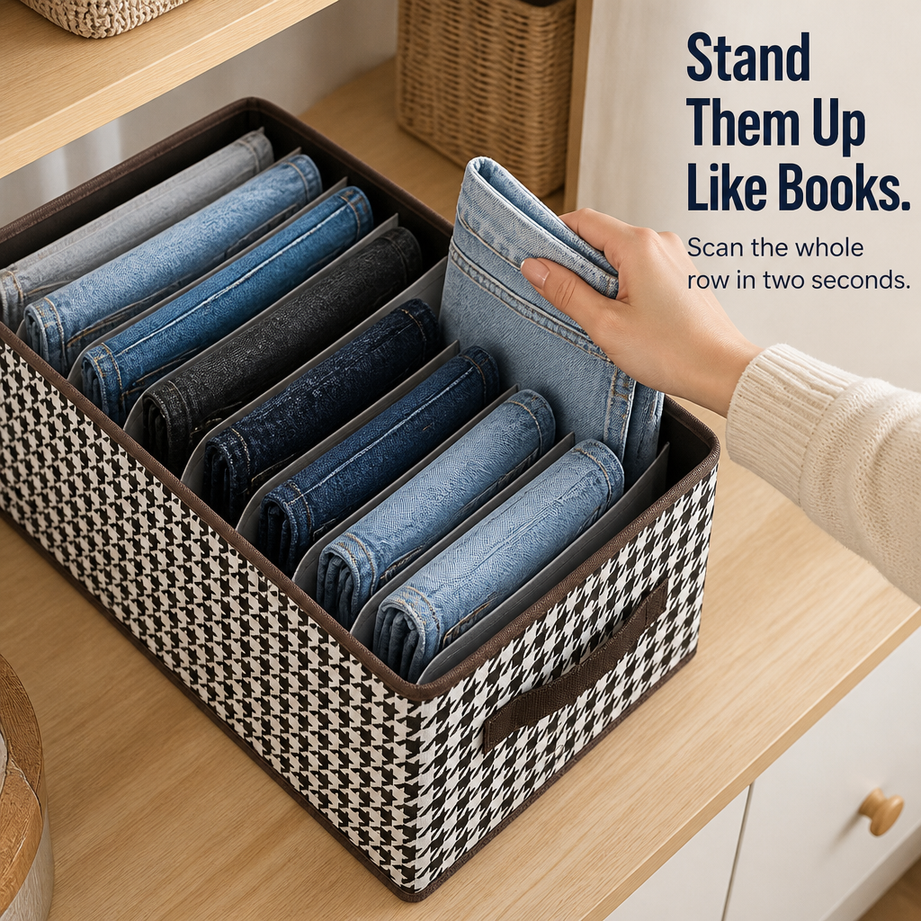 ClothoEase™ — Spot Every Pair of Jeans Without Digging Through Stacks