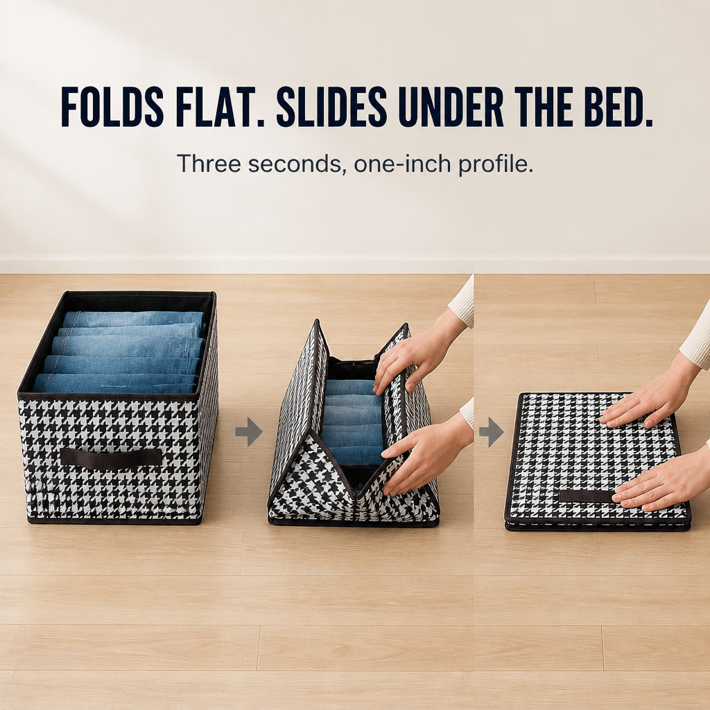 ClothoEase™ — Spot Every Pair of Jeans Without Digging Through Stacks
