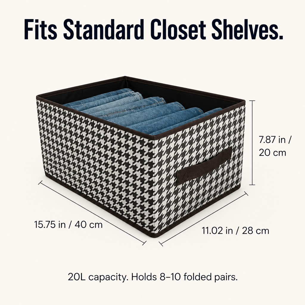 ClothoEase™ — Spot Every Pair of Jeans Without Digging Through Stacks