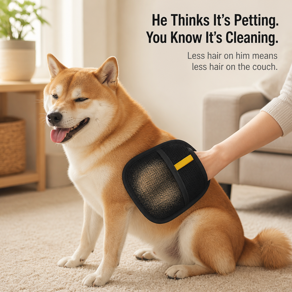 FurEase™ — Swipe Pet Hair Into One Strip You Can Pinch Off