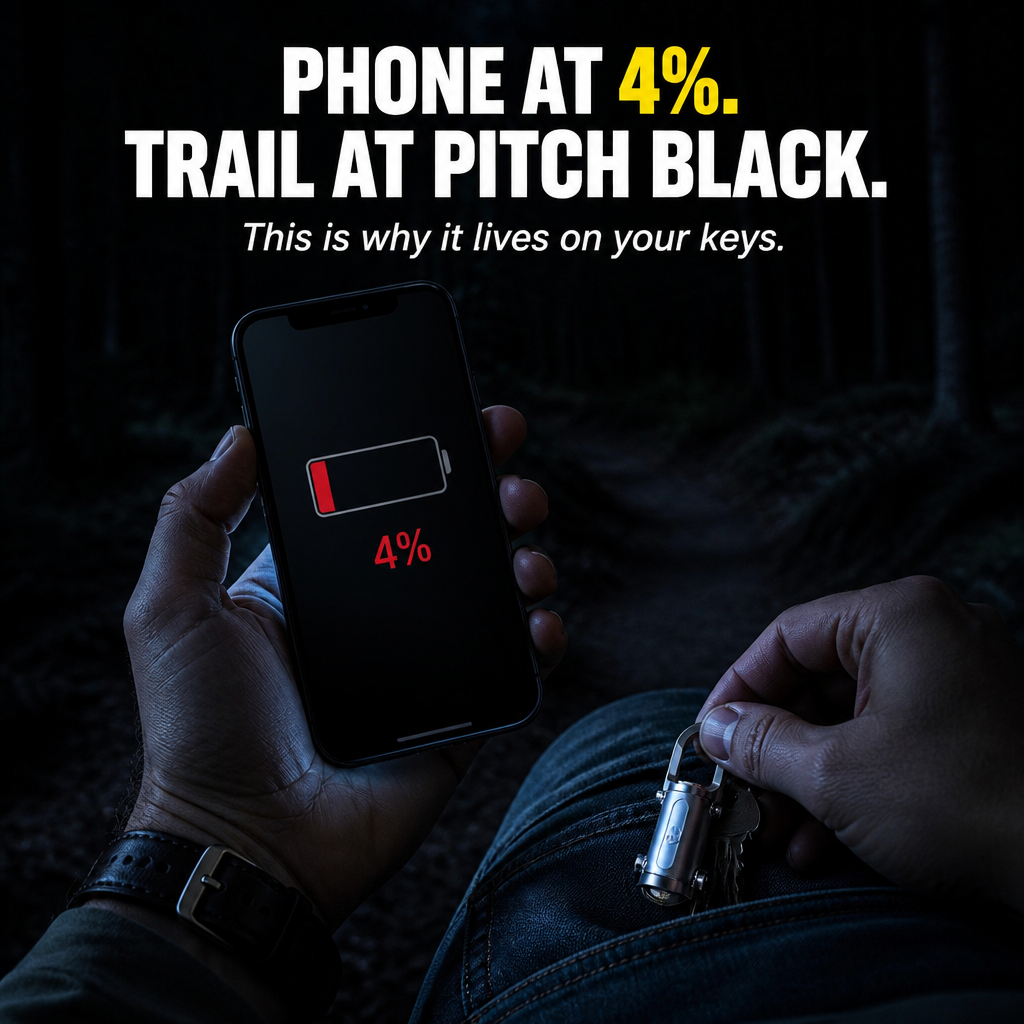 ValorBeam — Carry a 1200-Lumen Flashlight and Phone Charger on Your Keys