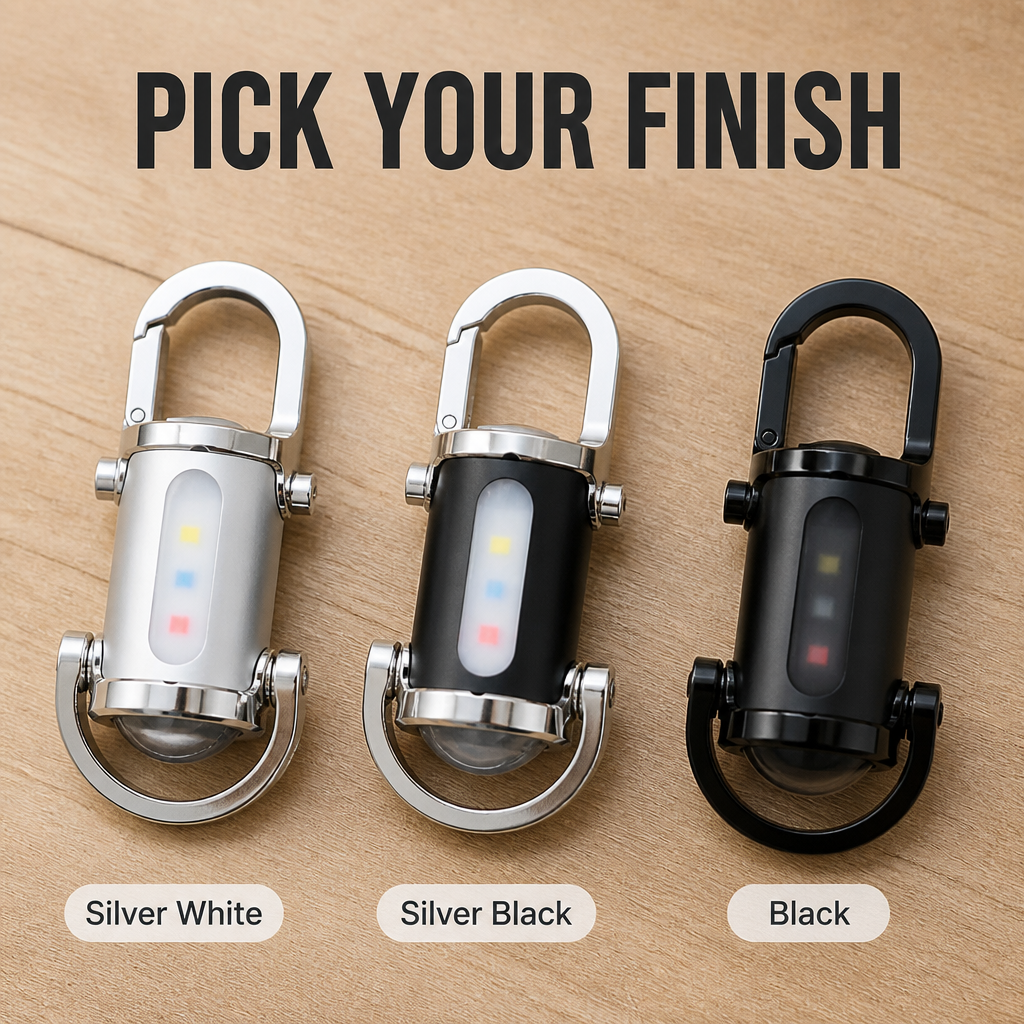ValorBeam — Carry a 1200-Lumen Flashlight and Phone Charger on Your Keys
