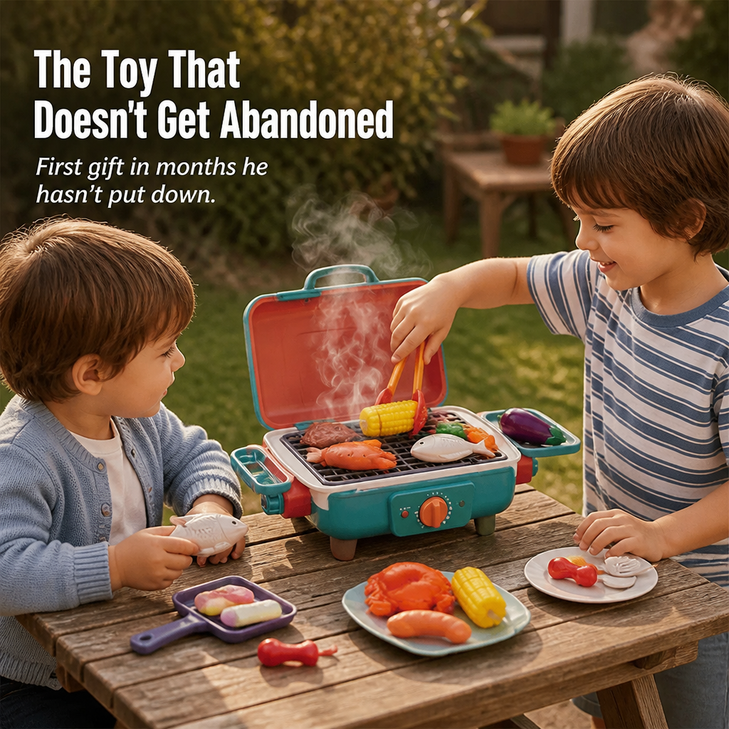 FlameCraft™ — Spark Screen-Free Pretend-Play With Real Smoke and Color-Changing Food