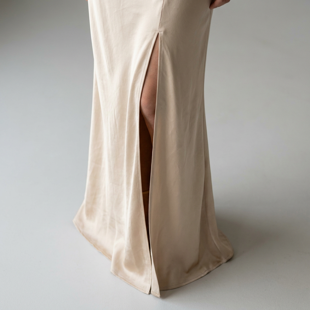 LumeraSilk™ – Elegant One-Shoulder Ruched Satin Maxi with Side Slit