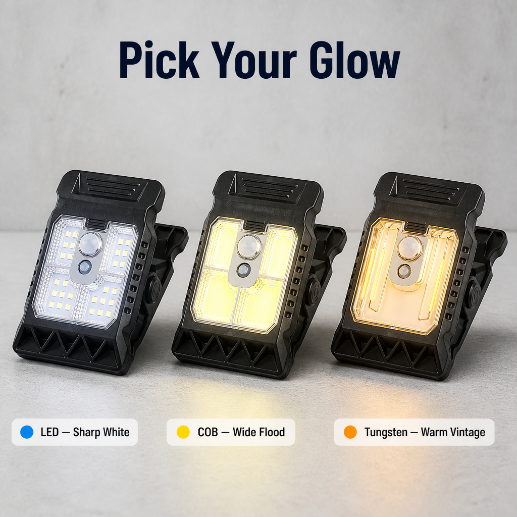 LumaRay™ — Clip On Solar Motion Lights Anywhere, Skip the Wiring