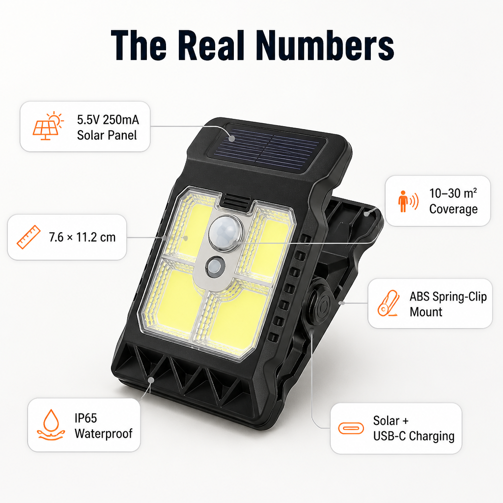 LumaRay™ — Clip On Solar Motion Lights Anywhere, Skip the Wiring