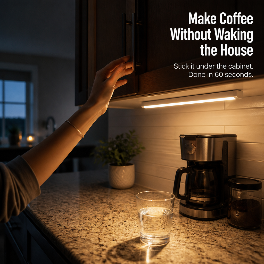 LumaSense™ — Light Up Any Dark Closet, Hallway or Stair Without Wiring