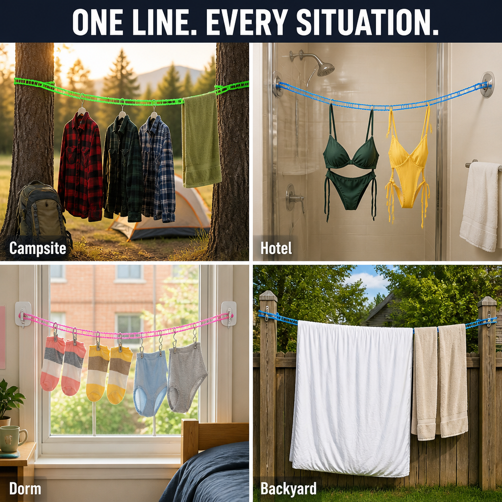 BreezeGuard™ — Lock Every Shirt Down So Wind Can't Touch Your Laundry