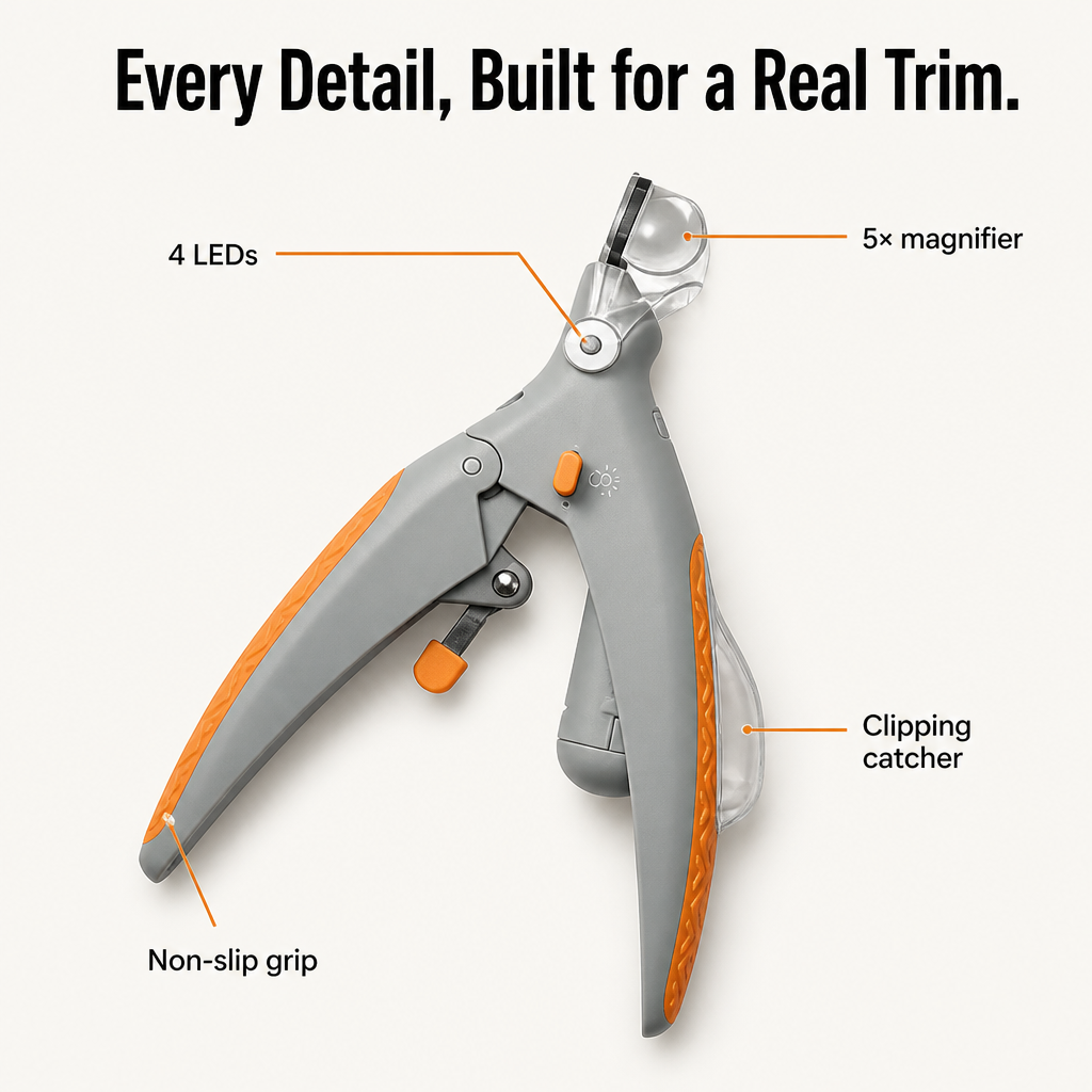LumeTrim™ — See the Bloodline and Cut Pet Nails Without Fear
