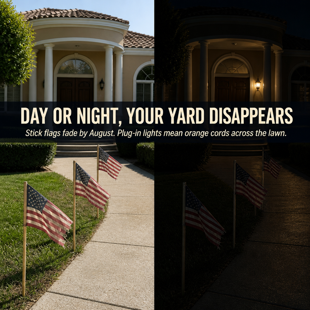 LibertyLume™ — Plant Solar Flag Lights That Glow Every Patriotic Holiday