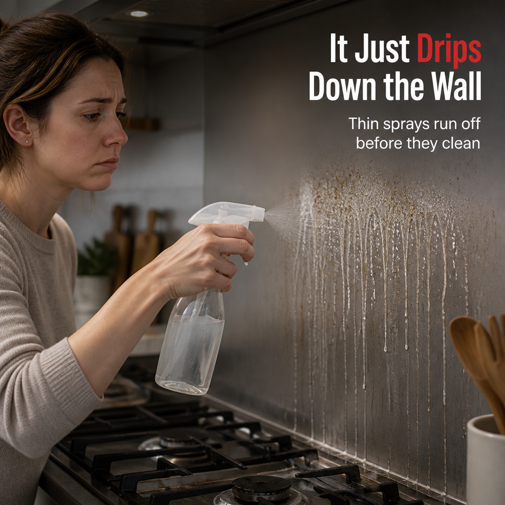 FoamLift™ — Spray, Wait 30 Seconds & Wipe Grease Off Any Surface