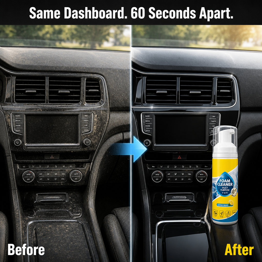 FoamLift™ — Spray, Wait 30 Seconds & Wipe Grease Off Any Surface