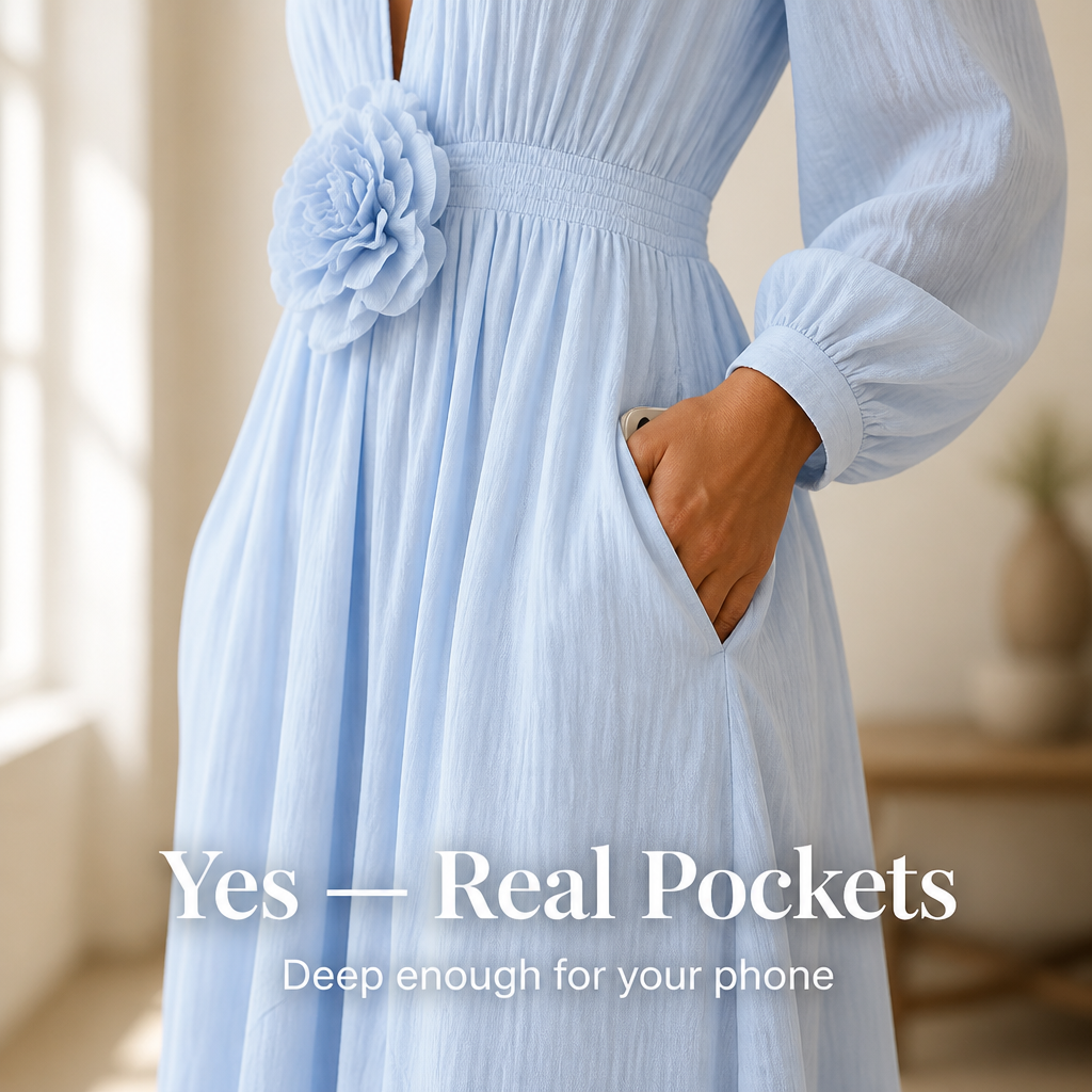 Florelle™ — Float From Garden Party to Dinner in One Pocketed Maxi